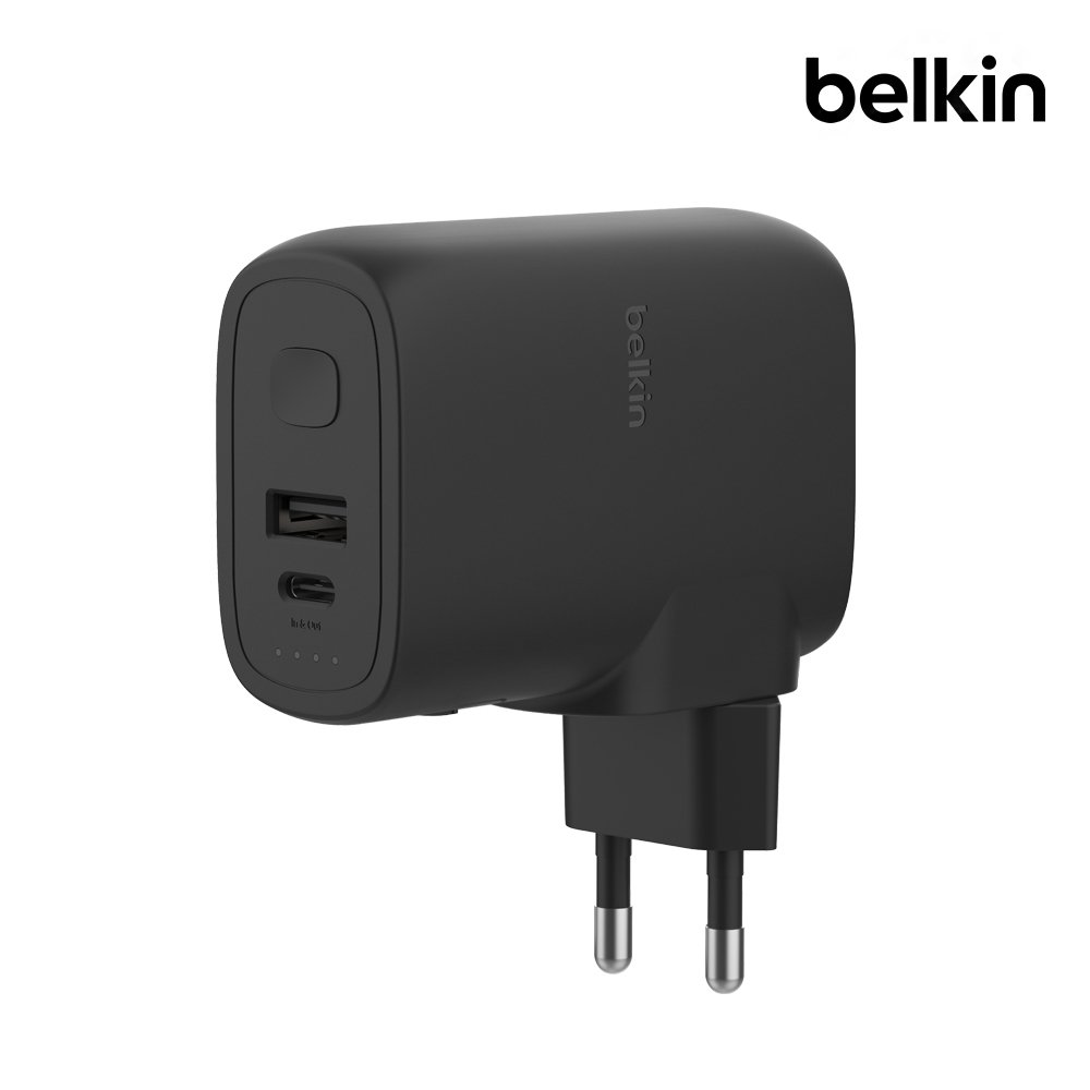 벨킨 하이브리드 25W C타입 PD 3.0 PPS 고속 충전기 + 5K 보조배터리 BPZ003kr 갤럭시 S26 S25 아이폰17 16 기내반입 글로벌 안전인증 상세 이미지 1