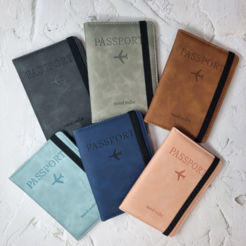 각인 여권케이스 지갑 RFID 해킹방지 안티스키밍 해외여행 필수품 파우치 가방 상세 이미지 1