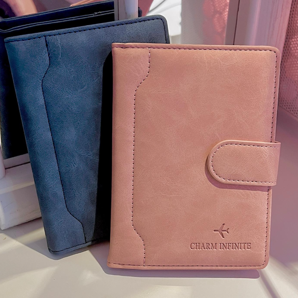 각인 여권케이스 지갑 RFID 해킹방지 안티스키밍 해외여행 필수품 파우치 가방 상세 이미지 1