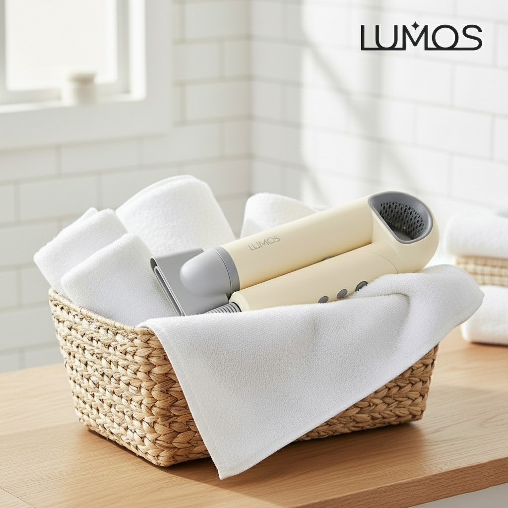 루모스 접이식 드라이어 BLDC 모터 저소음 초경량 음이온 여행용 휴대용 헤어드라이기 상세 이미지 1