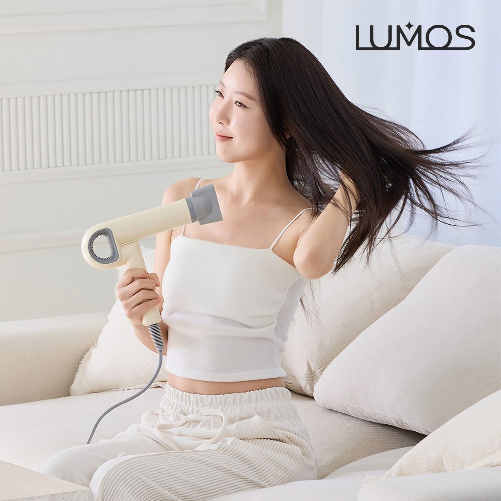 루모스 접이식 드라이어 BLDC 모터 저소음 초경량 음이온 여행용 휴대용 헤어드라이기 상세 이미지 1