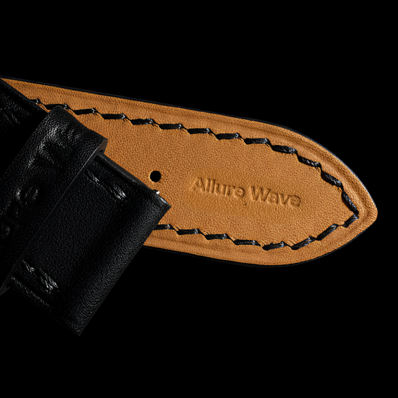 얼루어웨이브 애플워치 가죽 스트랩 11 10 울트라3 SE 2 블랙에디션2 상세 이미지 2