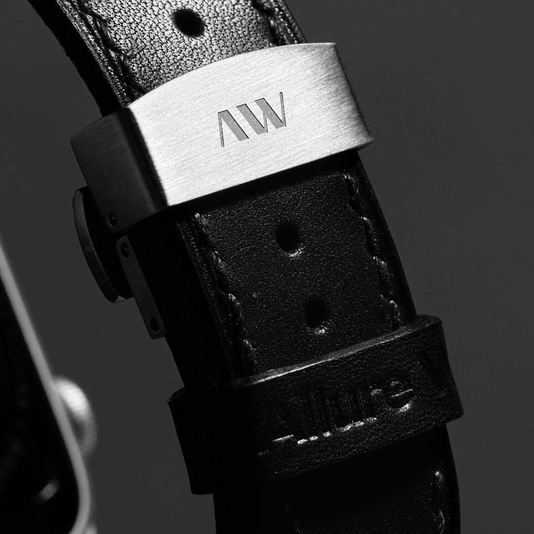 얼루어웨이브 애플워치 가죽 스트랩 11 10 울트라3 SE 2 블랙에디션2 상세 이미지 1