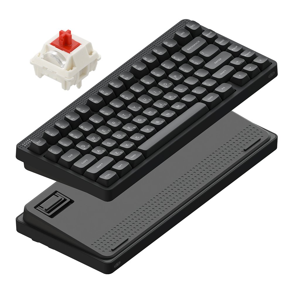 NUPHY NODE75 기계식키보드 하이 프로파일 잉크 그레이, 맥스 적축 상세 이미지 1