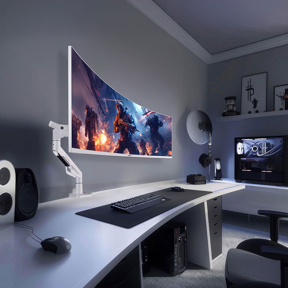 카멜마운트 MPS1G 싱글 게이밍 디자인 모니터 거치대 받침대 모니터암 상세 이미지 2