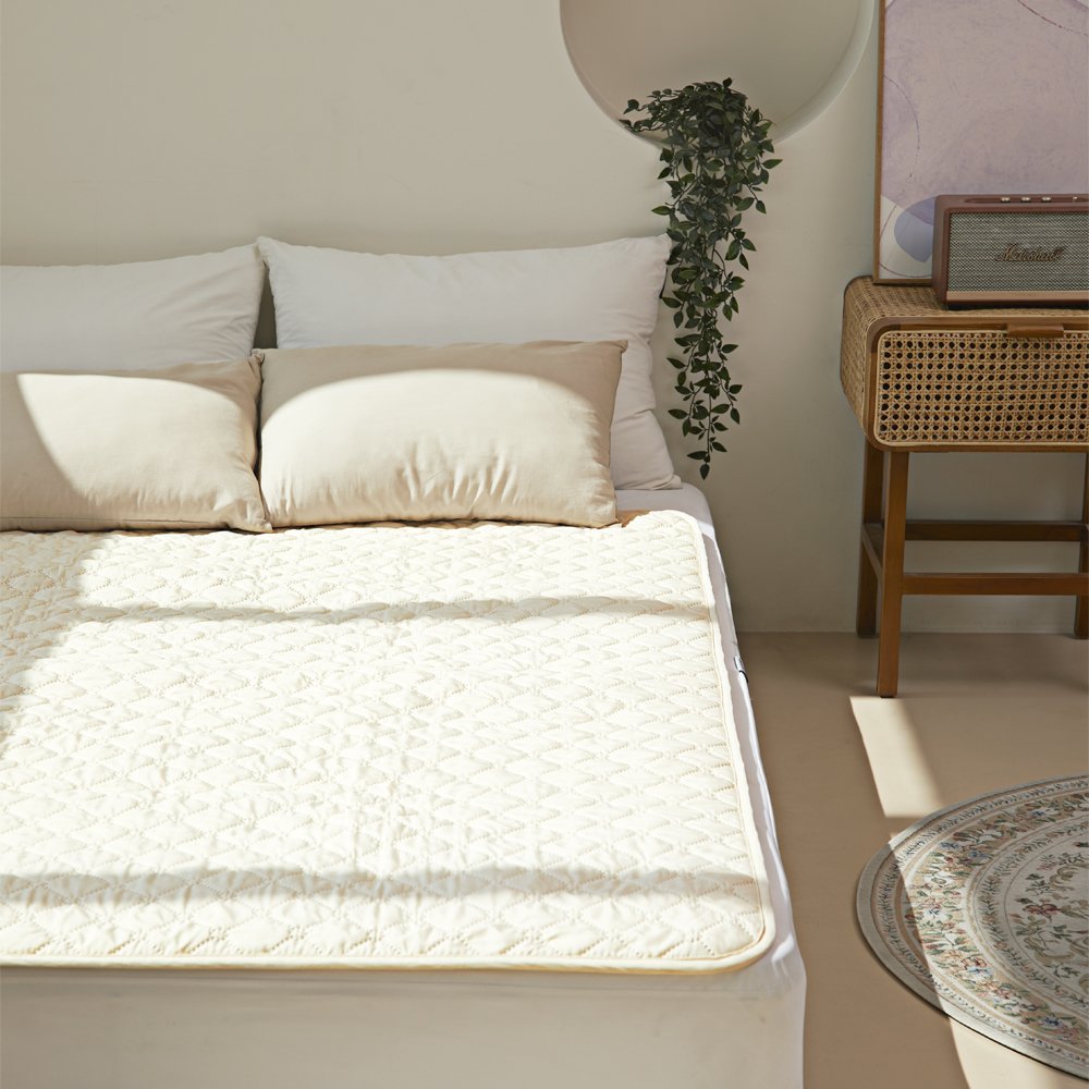 듀플렉스 전기매트 캠핑 원적외선 전기장판 탄소 무자계 워셔블 마이크로 전기요 전자파차단SS 상세 이미지 1