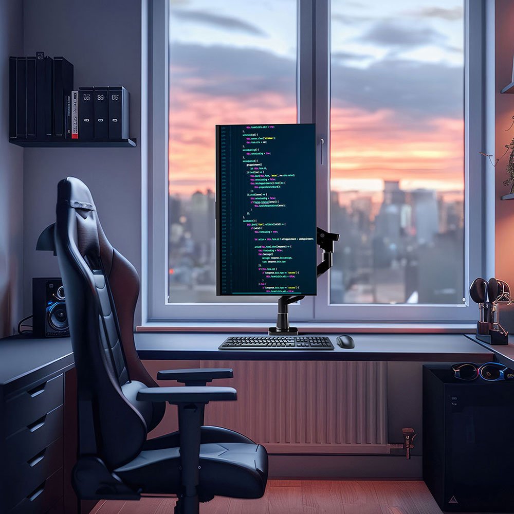 카멜마운트 MPS1G 싱글 게이밍 디자인 모니터 거치대 받침대 모니터암 상세 이미지 2