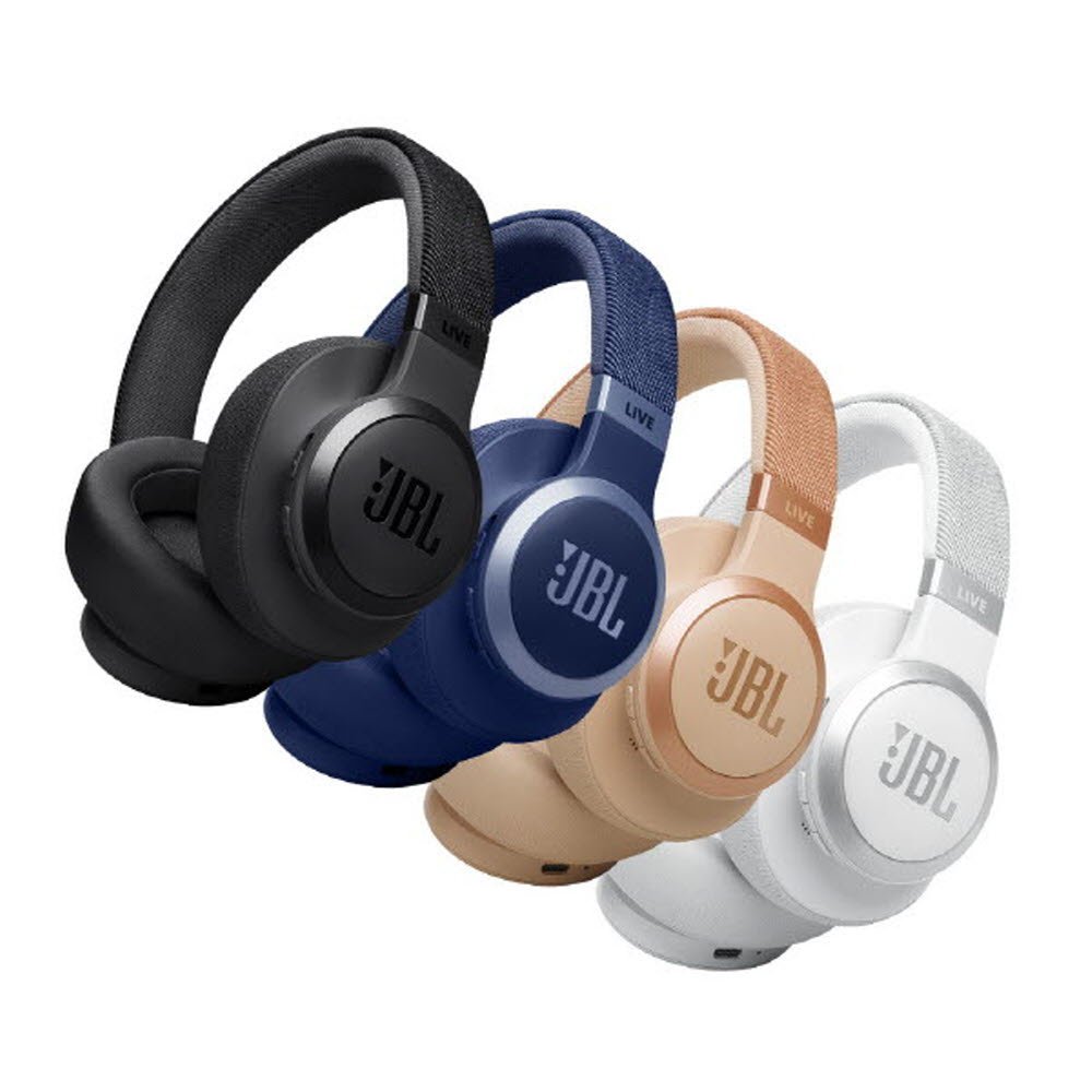 삼성공식파트너 JBL LIVE 770NC 블루투스헤드셋 무선 헤드폰 화이트 상세 이미지 2