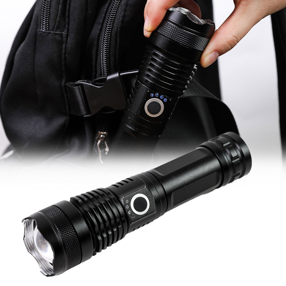 엑스킹 충전형 LED 랜턴 캠핑 낚시 등산 자전거 자동차 휴대용 USB 충전 원터치 손전등 랜턴 렌턴 상세 이미지 1