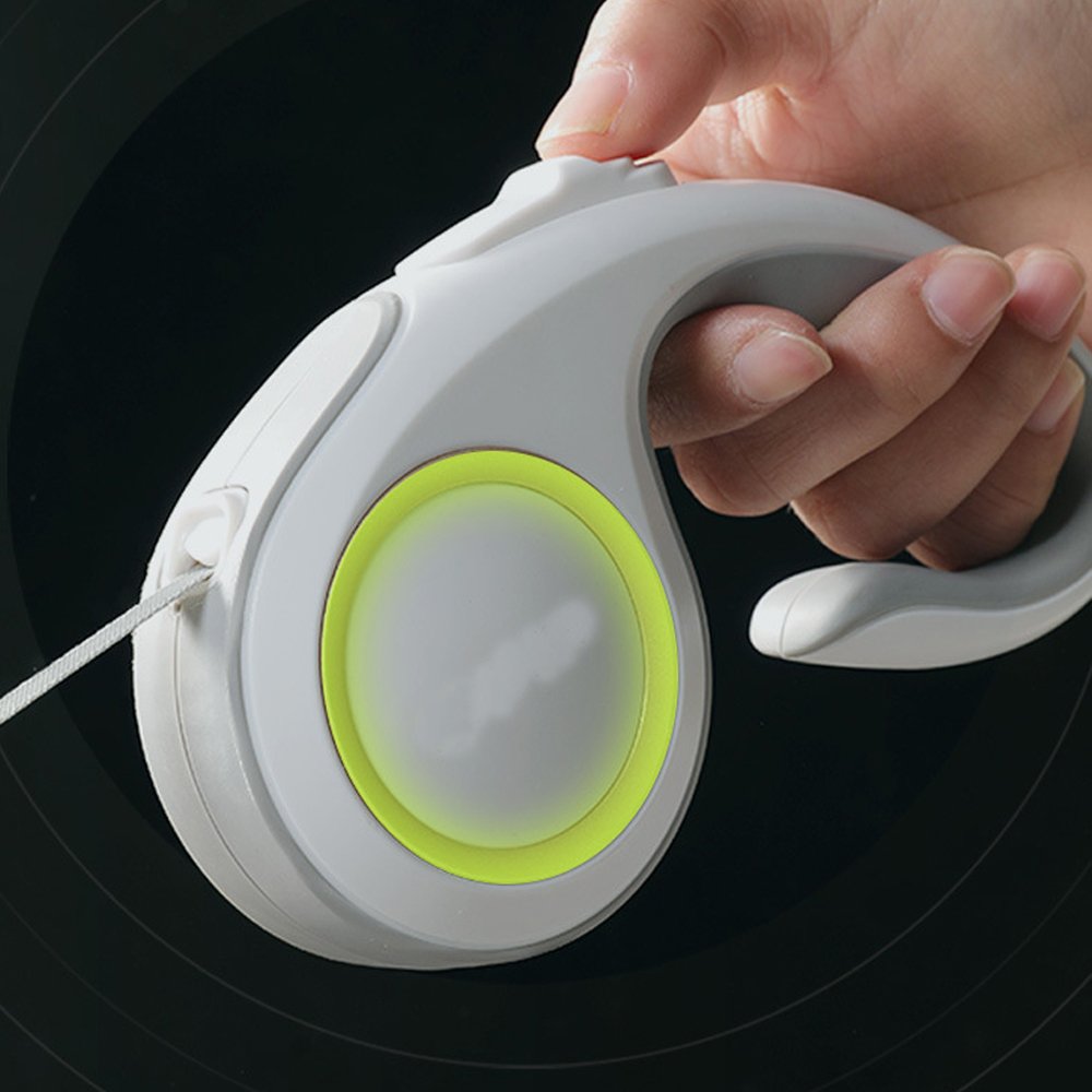 개과천선 플루로 형광 강아지 자동 리드줄 애견 야광 목줄 산책줄 줄꼬임 방지 3M 상세 이미지 1