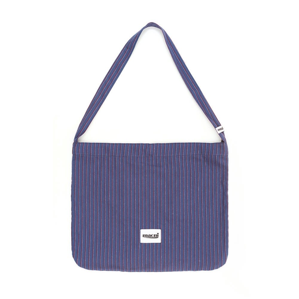 마크니 스트라이프 에코 크로스백 4컬러 상세 이미지 2