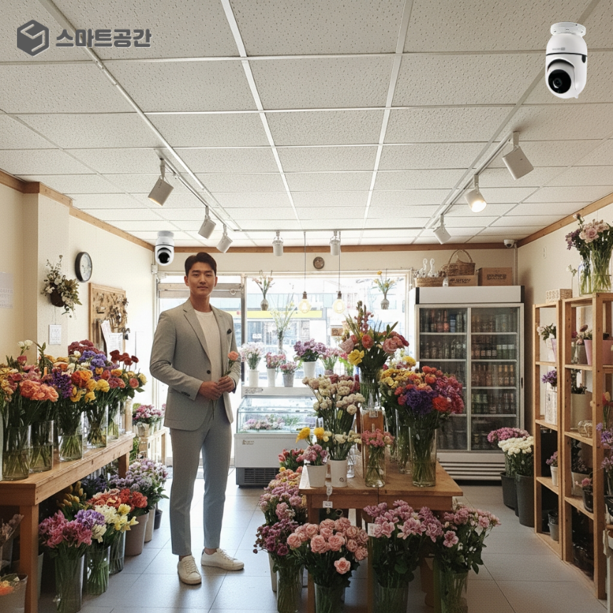 스마트공간 IoT 홈카메라 - 500만 매장CCTV 홈캠 베이비캠 펫캠 4개 상세 이미지 1