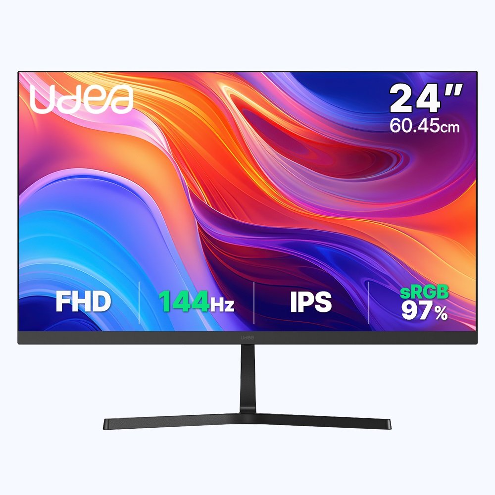 제이씨현 UDEA ED2434KC FHD IPS 144Hz 게이밍 모니터 60~61cm(24인치), 일반 상세 이미지 2