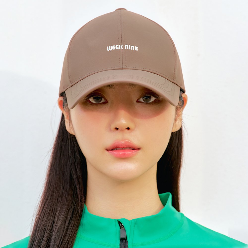 위크나인 볼캡 남자 여자 커플 여름 방수 캡 오버핏 야구 모자 웨이브 레드 상세 이미지 1