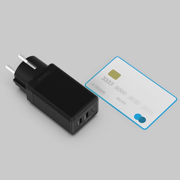 USB PD 65W PPS GaN 접지 듀얼 초고속 충전기 GC820 화이트 상세 이미지 1