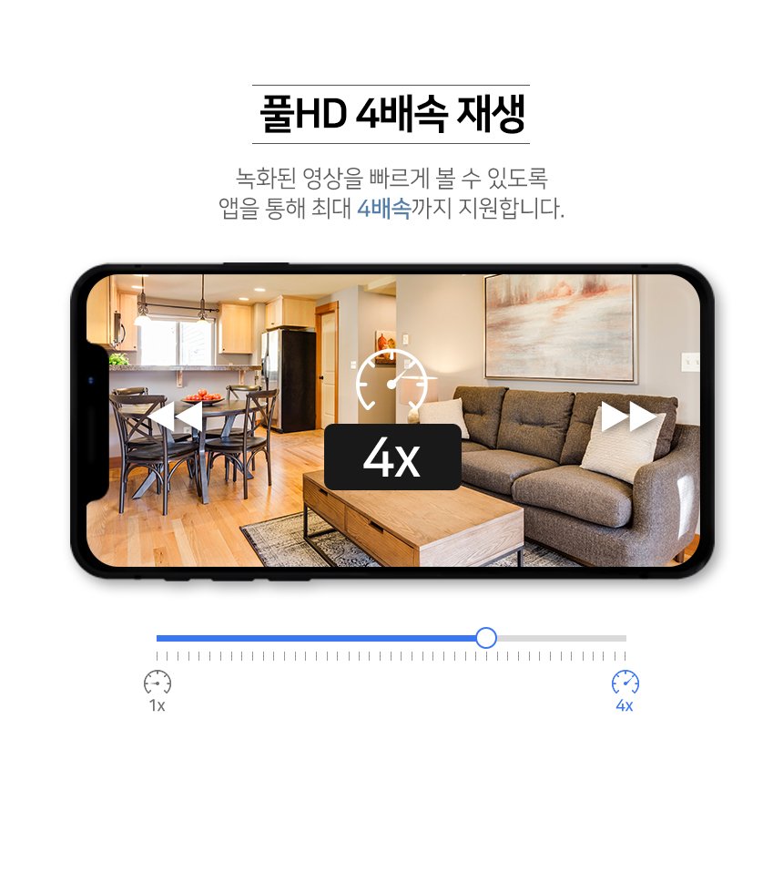 글로벌아이넷 로보뷰G 홈 IP 카메라 홈캠 CCTV 3.6mm200만화소 128GB 상세 이미지 2