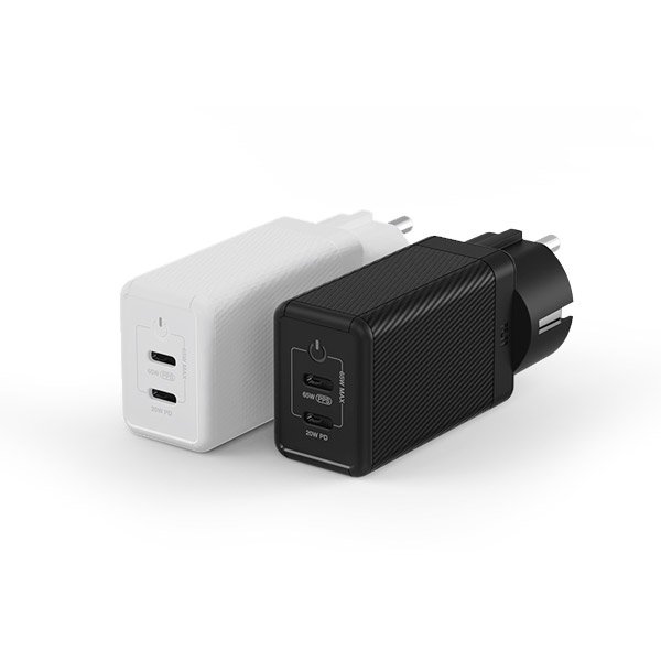 USB PD 65W PPS GaN 접지 듀얼 초고속 충전기 GC820 화이트 상세 이미지 2