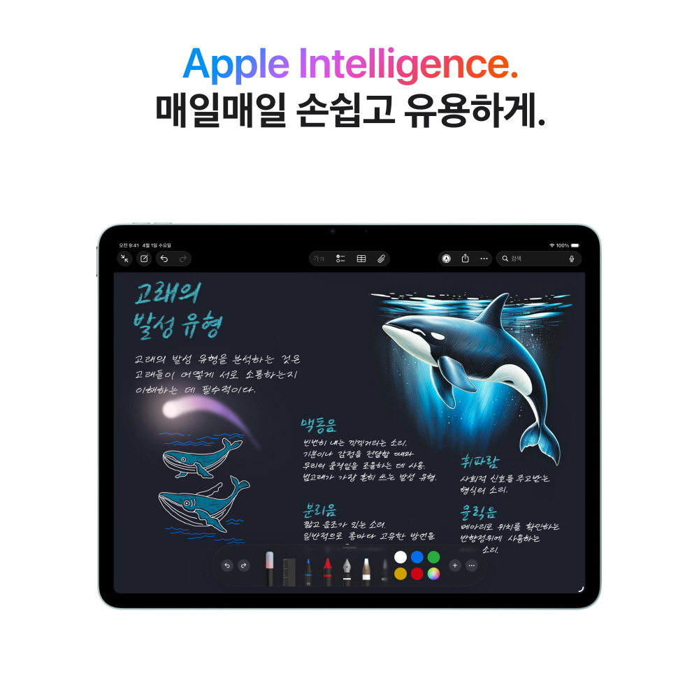 (1차예약) 애플 아이패드 에어 11 M4 셀룰러 256GB 스페이스 그레이 MH7D4KH/A 상세 이미지 1